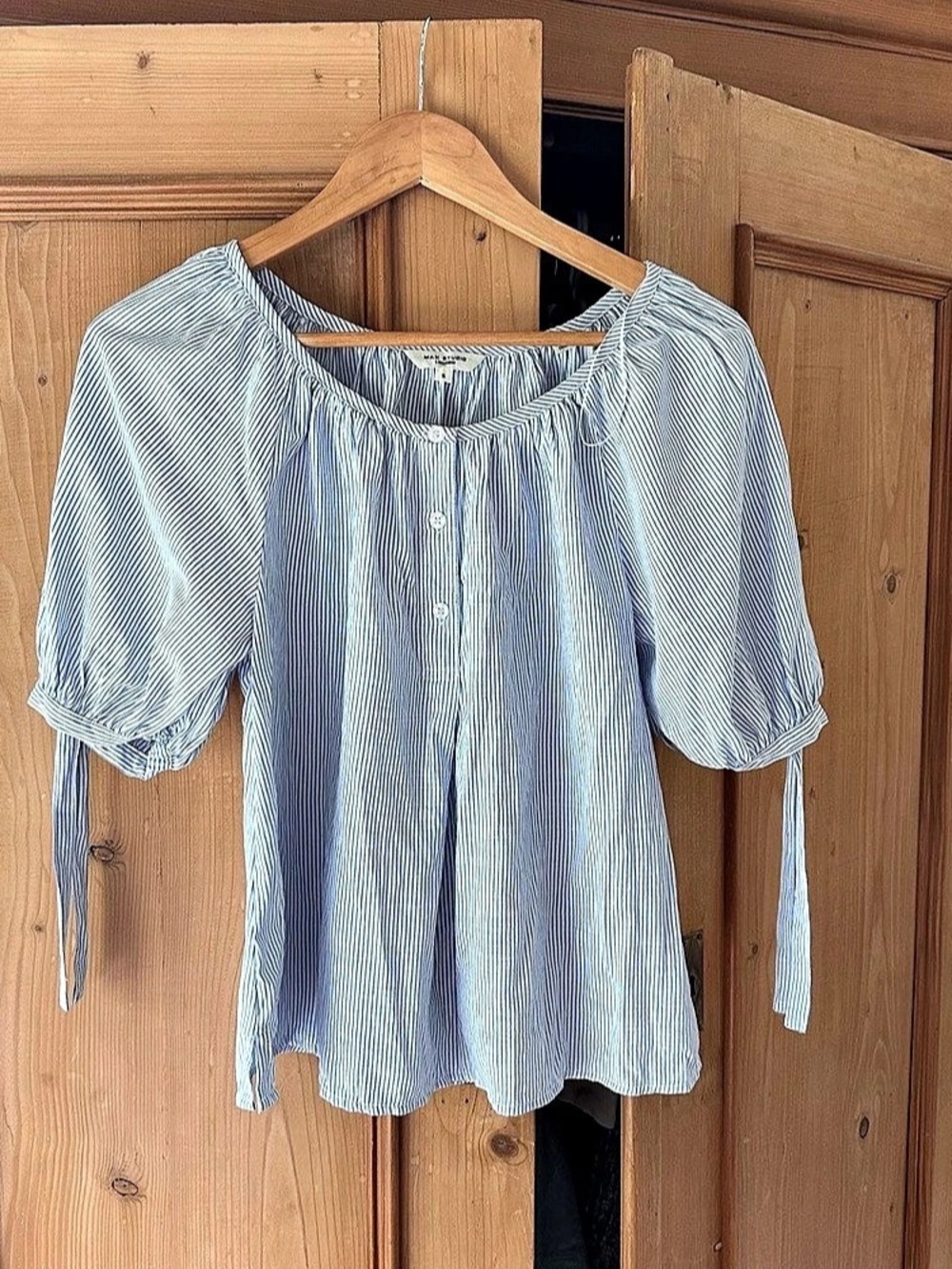 Max Studio striped blouse - Picture 2 of 4